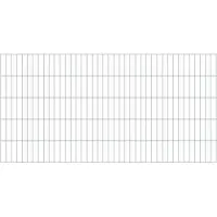 Alberts 642761 Staccionata doppia, zincata a caldo, altezza 100 cm
