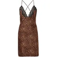 Hunkemoller Negligé 'Gabrielle' marrone / cappuccino / nero