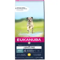 Eukanuba Adult con Pollo, 12 kg, cibo secco senza cereali per cani adulti di piccola e media taglia