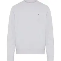 Calvin Klein Classic Long Sleeve 350gsm Terry Woven Label Marble Gray Taglia: L | Maglioni a maglia Outlet | Uomo | Grigio