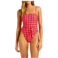 Seafolly Women's Sorrento Reversible Square Neck One Piece Costume intero Donna (38, variopinto)