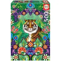 Educa Puzzle Tigre Del Bengala 500 Pezzi