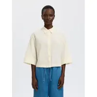 Selected Camicia Con Maniche A 3/4 Donne Bianco 36