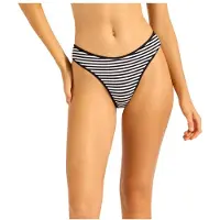 Seafolly Clubhouse High Leg Pant Parte inferiore bikini Donna (32, nero)