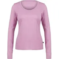 Stoic Women's Merino155 LaholmSt. L/S Maglia a manica lunga merino Donna (4XL, fuchsia/lilla)