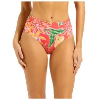 Seafolly Women's Hothouseflowers High Waisted Pant Parte inferiore bikini Donna (40, rosso)