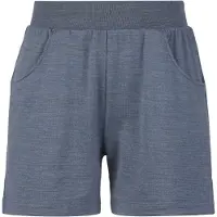 Stoic Women's MerinoTerry250 BaraSt. Shorts Pantaloncini Donna (XXL, blu/grigio)