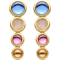 Luxenter Orecchini 'Longki' colori misti