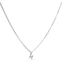 Luxenter Collana 'Alphabet' bianco
