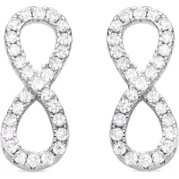 Luxenter Orecchini 'Infinity' argento