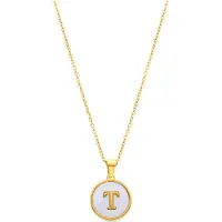 Luxenter Collana 'Alphabet' bianco