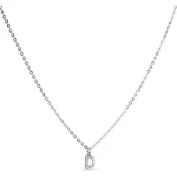 Luxenter Collana 'Alphabet' bianco