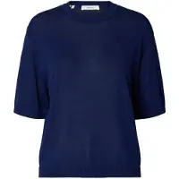 Selected Top A Maglia Donne Blu M