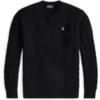 Ralph Lauren per donna. 211971865005 Maglione in lana e cashmere (M), Nero, Casual, Manica lunga