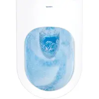 Duravit WC suspendu White Tulip avec revêtement HygieneGlaze, sans rebord de chasse, sortie horizontale, 540 mm, 2576092000, 2576092000