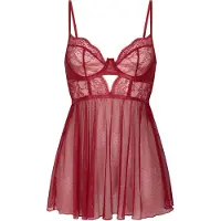 Hunkemoller Negligé 'Isabelle' rosso