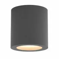 Astro Kos - Downlight rotondo per montaggio a superficie Grigio testurizzato IP65, GU10