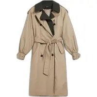 Desigual , trench bicolore rimovibile, Donna, Marrone, XL