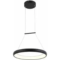 REALITY IMPORT Lampada a sospensione LED Thea nera 24W, bianco neutro, 1920 lm, alluminio, dimensioni: 120x40x40 cm, IP20, Reality