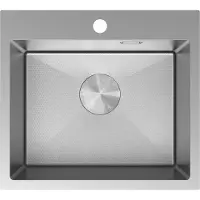 Mexen Solix lavello in acciaio inox 1-vasca 500 x 450 mm, inox HC - 6402501000-01HC