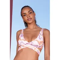 Adam Bikini Top Purple Swirl Calcite Taglia: L | Bikini Outlet | Donna | Viola