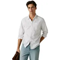 Pepe Jeans per uomo. PM3091203 Camicia bianca di Pavel (XL), Bianco, Casual, Cotone, Manica lunga