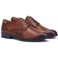 Pikolinos per uomo. M7J-4187 Scarpe in pelle Bristol marrone (41), 1 a 3 cm, Stringhe, Classico