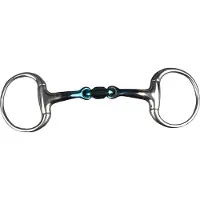 Horka Double Jointed Eggbutt Sweet Iron 14 mm Filetto argento 12,5 cm Argento 12,5 cm