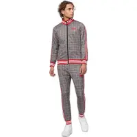 Lonsdale Completo per l'allenamento granatina / nero / bianco