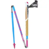 TSL Outdoor - Bastoncini da trail - Trail C4 Cork Cross Flamingo Sht - Taglia 105 cm - Rosa