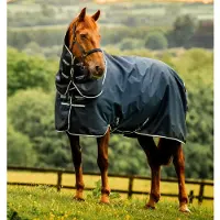 Horseware Amigo Ripstop 900D Plus, coperta da paddock, 100 grammi, colore blu navy, taglia 130