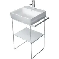Duravit DuraSquare console en métal sur pied 565x451 mm, pour lavabo 235350, 0031151000, 0031151000