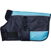 Jansen Harry's Horse Veulendeken Twotone 200g Tappeto Blu 65 cm Blu 65 cm