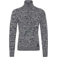 Blend Pullover blu scuro / bianco