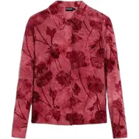 Desigual , Camicia floccata, Donna, Poliestere, Rosso, XS