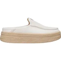 HEY DUDE scarpe da donna austin lift espadrille woven bianco