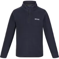 Regatta Kids' Hot Shot II Half Zip Fleece Giacca in pile Bambini (3-4 Years, blu)