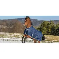 Bucas Freedom Turnout Pony 150g - Navy/Argento, 100