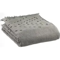 Vivaraise Asciugamano e guanto esfoliante JULIA - Grigio - 90x150 cm