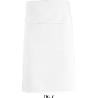 Sol SOLs 88020 | Grembiule medio Greenwich - 90 x 65 cm - Colore: Bianco - Dimensioni: 90 x 65 cm