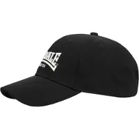 Lonsdale Cappello da baseball 'Wigston' nero / bianco