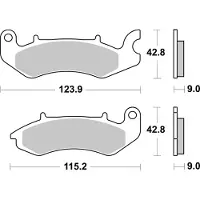 SBS Pastiglie Dei Freni P234-hf