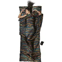 Cocoon TravelSheet Silk Sacco a pelo da viaggio (220 x 90 cm, grigio)