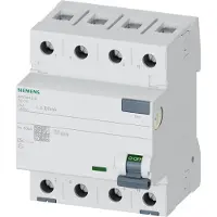 Siemens RCD a 4 poli 25 A 400 V 5SV3442-6 (5SV3442-6)