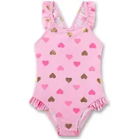 Sanetta Kid's Swimsuit 430582 Costume intero Bambini (116, fuchsia)