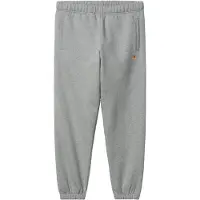 Carhartt WIP - Tute da jogging in felpa spazzolata - Chase Sweat Pant Grey Heather Gold per Uomo in Cotone - Taglia M - Grigio