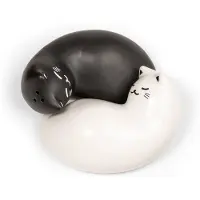 Kikkerland Saliera E Pepiera Magnetico Purrfect 8.25x3.75x6.5 Cm