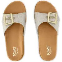 Toms Women's Marin Slide Sandali Donna (38,5, beige/marrone)