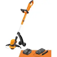 Lawnmaster Tagliabordi a batteria 24 V, 2,0 Ah, con batteria e caricabatterie inclusi, larghezza di taglio 25 cm, per superfici estese, tagliabordi e rifinitore 2 in 1