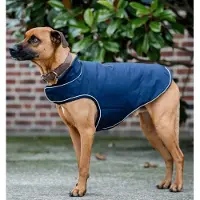 Horseware Signature dogs mackintosh impermeabile 100g imbottitura navy, taglia:X Large